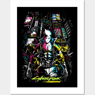 Cyberpunk David Martinez Posters and Art